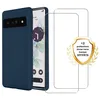 Image de Coque antichoc compatible Pixel 7 Bleu + 2 protections écran - EVETANE