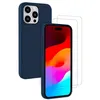 Image de Coque antichoc compatible iPhone 15 Pro Bleu + 2 protections écran - EVETANE