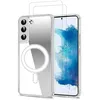 Image de Coque antichoc magnétique magsafe compatible Galaxy S22 5g Transparente + 2 protections écran - EVETANE