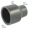 Image de Manchon Pvc Pression Réduit Femelle Femelle Ou Réduction Male Femelle 40-50-40 - Codital