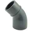 Image de Coude PVC pression piscine 45° femelle 50 mm mâle 50 femelle 40 mm
