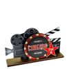 Image de Centre de table - SANTEX - Hollywood - Bois - 20 x 13 cm - Thème cinéma