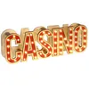 Image de Lampe LED - Santex - Casino - 30 cm - Jaune - Métal
