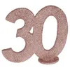 Image de CHIFFRE Anniversaire Vertical déco 30 pailleté Rose Gold