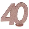 Image de CHIFFRE Anniversaire Vertical déco 40 ans Rose Gold