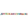 Image de BANDEROLE JOYEUX ANNIVERSAIRE POIS COLORE CARTON 6M