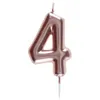 Image de Bougie ROSE GOLD chiffre 4