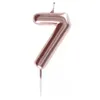 Image de Bougie ROSE GOLD chiffre 7