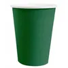Image de 10 GOBELETS CARTON BIO 25CL VERT FONÇÉ