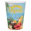 Image de 10 GOBELETS CARTON RETRAITE PLAGE 27CL Multicolore