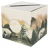 Image de 1 Tirelire urne anniversaire Jungle Tropicale Chic Happy Birthday 20cm REF/8542