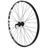 Image de Roue de vélo VTT avant double paroi moyeueu 6 trous - 21 mm intérieur et 27 mm éxterieur Velox Karma Disc - noir - 29