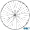 Image de Roue vtc 28 av blocage v-brake jante argent mach1 m110 evolution moy miche magnum 36 t