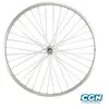 Image de Roue vtc 28 ar ecrou rl a visser axe plein jante argent mach1 m110 evo moy miche magnum 3