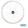 Image de Roue vtt 20 av ecrou axe plein jante alu / moyeu acier