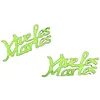 Image de Confettis de table VIVE LES MARIES vert menthe