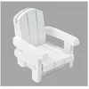 Image de Marque-place chaise de plage en résine blanc - NO NAME - Marque-place - Adulte
