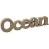 Image de Déco de table - OCEAN - 21 4cm - Effet sablé - Bois - Mixte