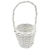 Image de PANIER ROND SAULE 22X10CM BLANC