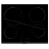 Image de Table de cuisson - BRANDT - BPV2421B - Électrique - Verre trempé - 4 foyers radiants