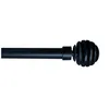 Image de SOHO - Kit tringle extensible ø 16/19mm 110 à 210 cm Noir mat