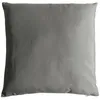 Image de Coussin uni en polyester déhoussable Gris clair 40x40 cm