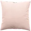 Image de Coussin déhoussable uni en coton Vieux rose 60x60 cm