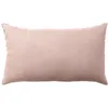 Image de Coussin non déhoussable en coton uni - Vieux rose - 30 x 50 cm