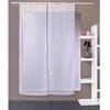 Image de Paire de Vitrages Droits à 5 Passants - Blanc - 2 x 90 x 220 cm