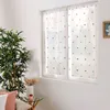 Image de Paire de petits voilages droits à pois colorés Gris Perle 60x160 cm