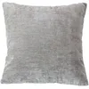 Image de Coussin déhoussable en velours Gris clair 40x40 cm