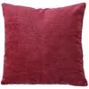 Image de Coussin déhoussable en velours Rouge foncé 40x40 cm