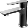 Image de Robinet mitigeur lavabo ESSEBAGNO Lover - Chromé et Noir - Monotrou - Cartouche céramique 35mm