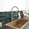 Image de Big Pro Mitigeur de cuisine à Douchette Mobile - Or brossé - Essebagno