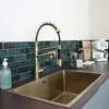 Image de Big Hotto Mitigeur de cuisine à Douchette Mobile - Or brossé - Essebagno
