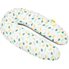 Image de Badabulle Coussin de Grossesse et Coussin dAllaitement - Certifié Oeko-Tex - Confortable - Fabriqué en Europe Plumes