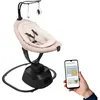Image de Babymoov Balancelle Bébé Électrique Swoon Evolution Mocca Application mobile Streaming Enregistrement & Berceuses personnalisés
