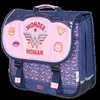 Image de Cartable - DC COMICS - Wonder Woman Power - 38 cm - Bicolore Marine et Rose - 2 Compartiments