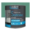 Image de Peinture acrylique de décoration Satinée 0 5 L - Turquoise - ADD112713 - Addict