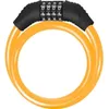 Image de Antivol trottinette et vélo - BEEPER - Câble 60 cm - Code 4 chiffres - Jaune