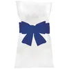 Image de Noeuds pour housse de chaise - BLEU ROI - 6 pièces - 3 m x 19 cm - Synthétique - Intérieur