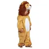 Image de Déguisement lion enfant - Peluche - Marron clair et blanc - 2 à 3 ans