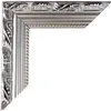Image de CADRE BOIS ARGENT MOULURE 57 X 67 CM Argent