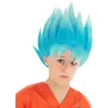 Image de Perruque bleue Goku Saiyan Super Dragon ball enfant