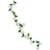 Image de GUIRLANDE FLEURS CERISIER ARTIFICIEL 220CM BLANC