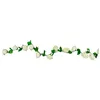 Image de GUIRLANDE FLEURS ROSIER ARTIFICIEL 220CM BLANC