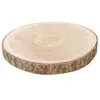 Image de Rondin de bois - Décoration de fête - 38 x 35 cm - Bois massif - Intérieur - Mixte