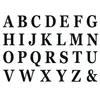 Image de 48 Stickers lettres adhésives noires 135 cm - Noir