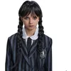 Image de Perruque Mercredi Addams - Fille