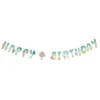 Image de GUIRLANDE CARTON HAPPY BIRTHDAY BANGOBERRY 2M Vert Anis Menthe Eau